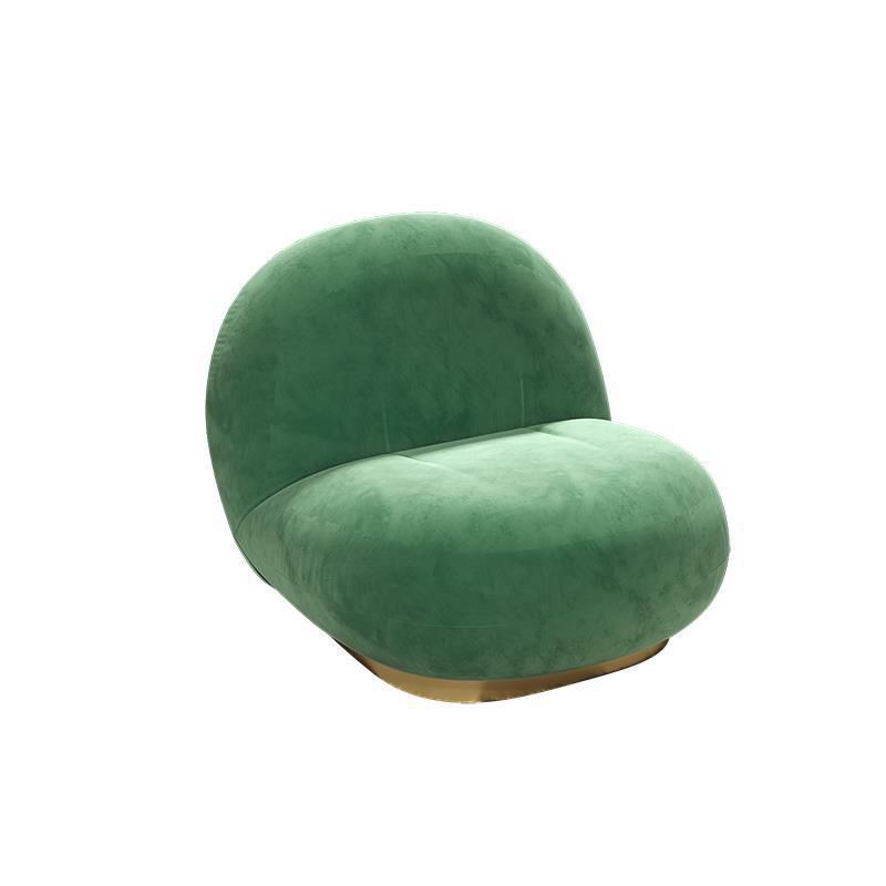 Zeitgenössischer Samtkrümmungssofa enger Rückenbohrerbote