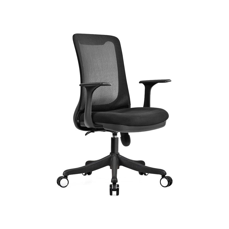 Modern Swivel Chair No Distressing Fixed Arms Breathable Air Grid Office Chair Clearhalo 'furn' 'furn_office_chair' 'Furniture' 'Office Chairs' 'Office Furniture' 'office_chair' 1200x1200_8b0960ee-251e-4833-b2b7-ecfdff0ea7ba