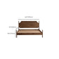 Solid Wood Headboard Poster Bed Walnut Bed Frame with Custom Legs Clearhalo 'Bedroom Furniture' 'Beds' 'furn' 'furn_beds' 'Furniture' 1200x1200_8b0aea7c-86be-4c7f-b1f3-530728b22092