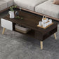 Modern Rectangle Wooden Coffee Table 4 Legs Cocktail Table with Storage Clearhalo 'Coffee & Accent Tables' 'Coffee Tables' 'coffee_tables' 'furn' 'furn_coffee_tables' 'Furniture' 'Living Room Furniture' 1200x1200_8b0c5553-608a-4faa-93a0-88d96531b47c