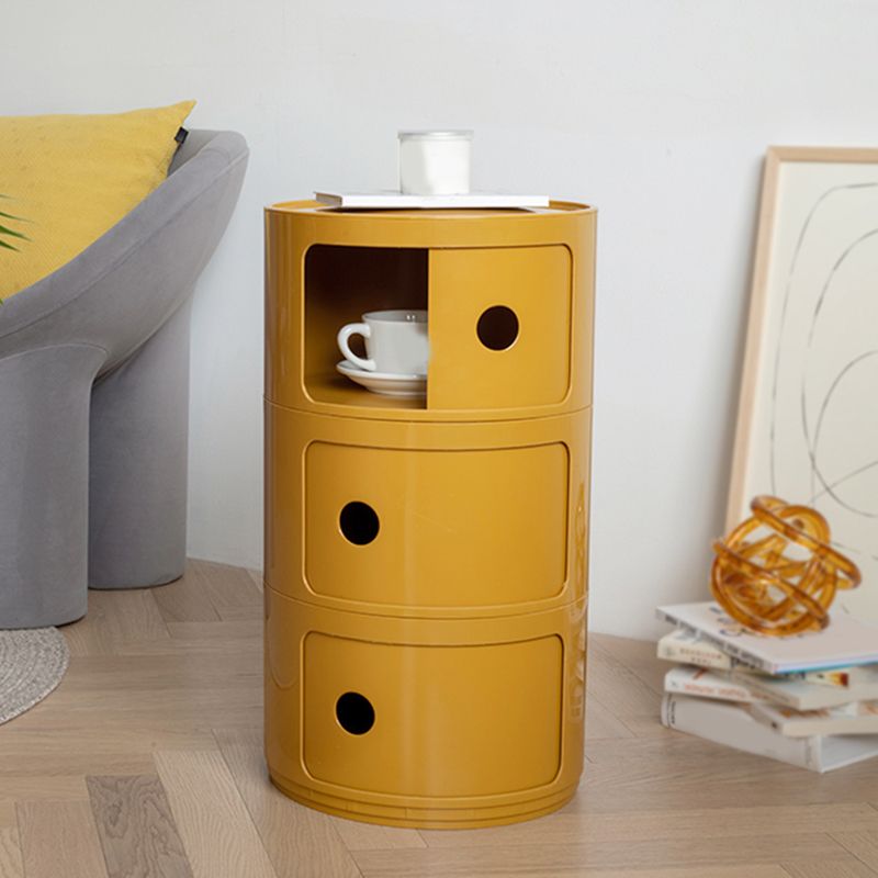 Dia 12.6-Inch Contemporary Plastic Bedside Cabinet 2/3/4-door Nightstand Clearhalo 'Bedroom Furniture' 'furn' 'furn_night_stand' 'Furniture' 'night_stand' 'Nightstands' 1200x1200_8b0dde00-d9dd-44aa-836b-c3b7ee98fda0