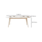Modern Stone White Dining Table Ash Wood Base for Dining Room Clearhalo 'Dining Tables & Seating' 'Dining Tables' 'dining_table' 'furn' 'furn_dining_table' 'Furniture' 'Kitchen & Dining Furniture' 1200x1200_8b0e1cce-b4db-4839-8b99-c64153ccf947