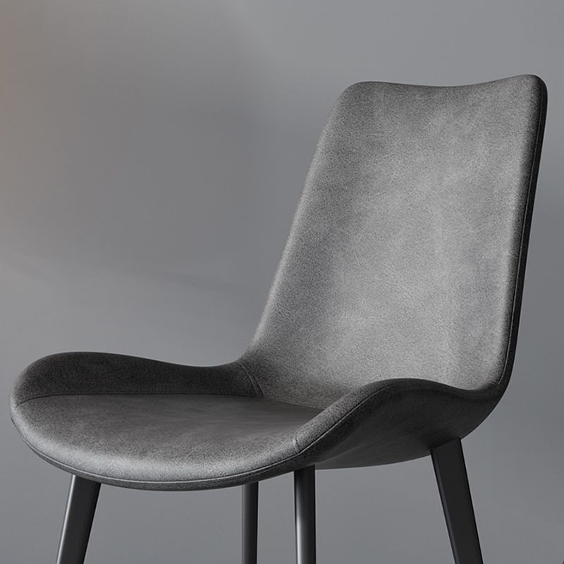 Modern Style Chair Dining Armless Chairs for Kitchen with Metal Legs Clearhalo 'Dining Chairs' 'Dining Tables & Seating' 'dining_chair' 'furn' 'furn_dining_chair' 'Furniture' 'furniture_dining_chair' 'Kitchen & Dining Furniture' 1200x1200_8b0e891e-b531-4e39-aad8-8a2dbfb9fb53