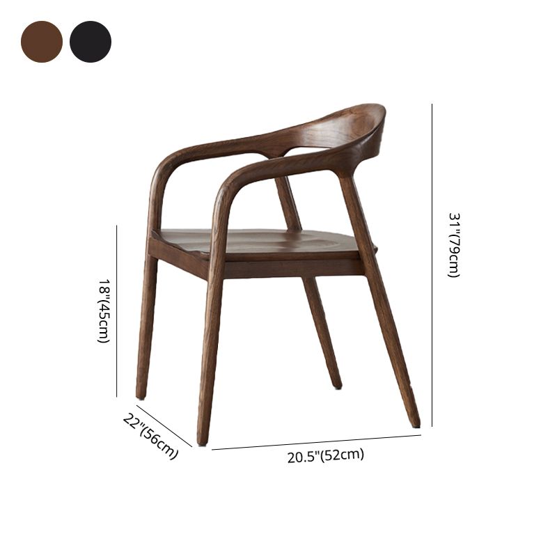 Traditional Style Dining Chairs Kitchen Arm Dining Chairs with Wooden Legs Clearhalo 'Dining Chairs' 'Dining Tables & Seating' 'dining_chair' 'furn' 'furn_dining_chair' 'Furniture' 'Kitchen & Dining Furniture' 1200x1200_8b0feab4-afc2-4ffd-8d9e-783064c1750b