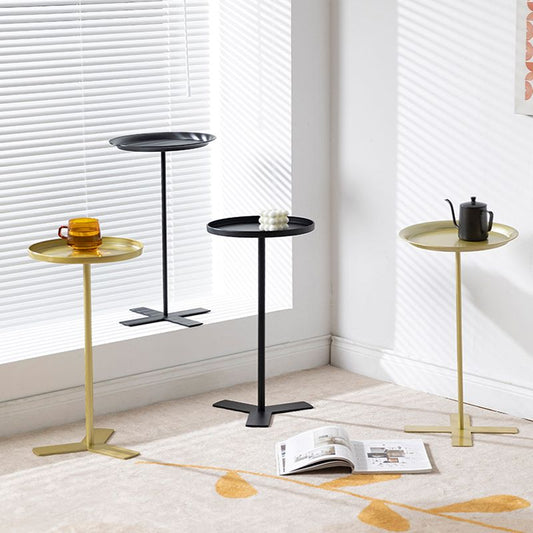 Piedistallo tavolo da fine della metà del secolo tavolo laterale minimalista per soggiorno