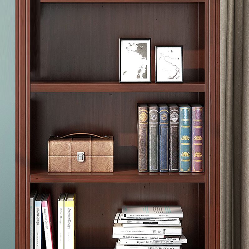 Closed Back Wooden Bookshelf Nordic Study Room Storage Standard Bookcase Clearhalo 'Bookcases' 'furn' 'furn_bookcases' 'Furniture' 'Office Furniture' 1200x1200_8b10fa77-b7de-4ab9-baae-528dbfe9b363