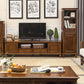 Solid Wood Home TV Stand Traditional TV Cabinet with Splayed Wood Legs Clearhalo 'furn' 'furn_tv_stands_entertainment_centers' 'Furniture' 'Living Room Furniture' 'TV Stands & Entertainment Centers' 'TV Stands & Media Storage Furniture' 'tv_stands_entertainment_centers' 1200x1200_8b12e09b-0838-4e8c-8a5a-696c1101487d