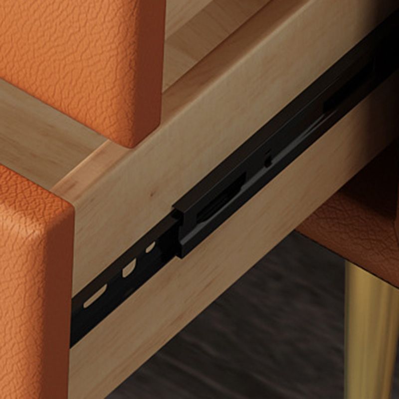 Moderner Akzent Brustquadrat -Speicherschrank mit antiker Finish