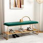 Glam Seating Bench Cushioned Shoe Storage Rectangle Entryway and Bedroom Bench Clearhalo 'Benches' 'Chairs & Seating' 'furn' 'furn_benches' 'Furniture' 'Living Room Furniture' 1200x1200_8b1606be-576e-4a14-ba8b-6e2efb3bbabf