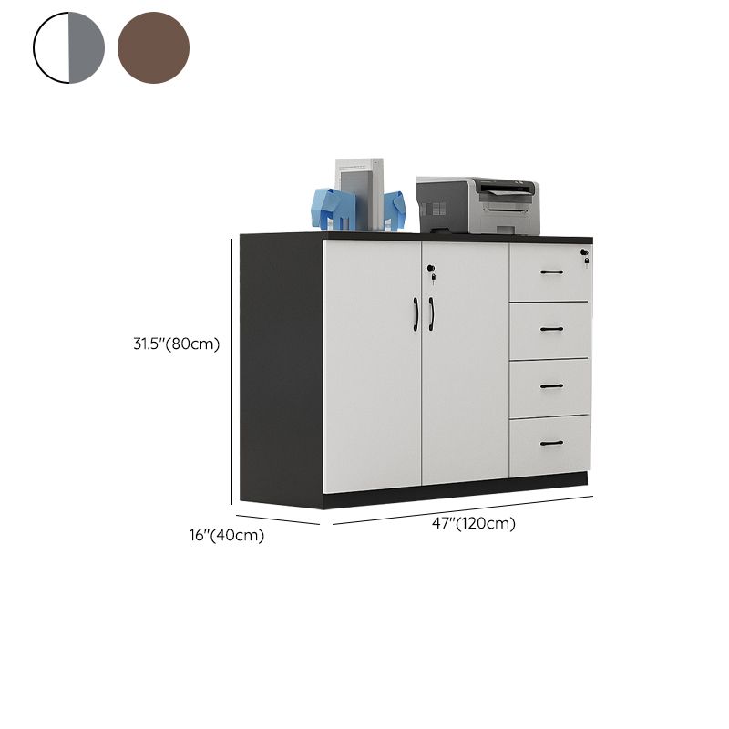 Abbazzinamento in stile Nordic Amatico in legno archiviazione laterale