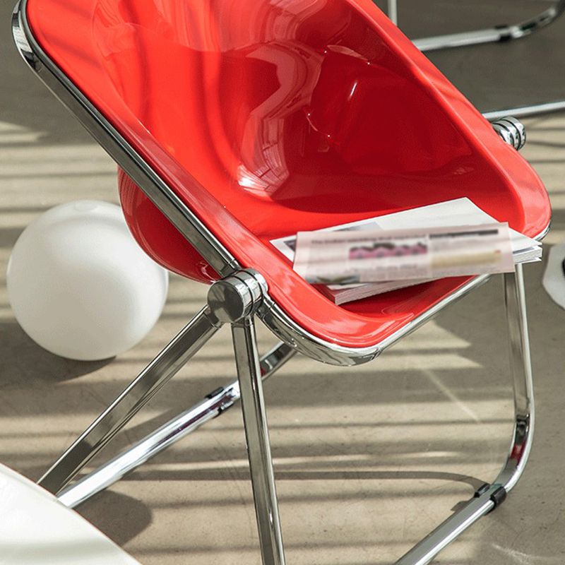 Vouwen Acryl-eetstoel stoel metalen frame binnenstoel binnen de outdoor