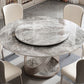 Stone Top Dining Table Round Modern Dining Table with Pedestal Base Clearhalo 'Dining Tables & Seating' 'Dining Tables' 'dining_table' 'furn' 'furn_dining_table' 'Furniture' 'furniture_dining_table' 'Kitchen & Dining Furniture' 'kitchen' 'kitchen_dining_table' 1200x1200_8b1d077f-451d-4e3e-a8aa-8cd095755902