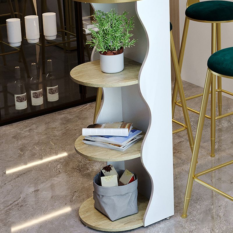 Stone Bar eettafel moderne balktafel met dubbele voetstuk voor keuken