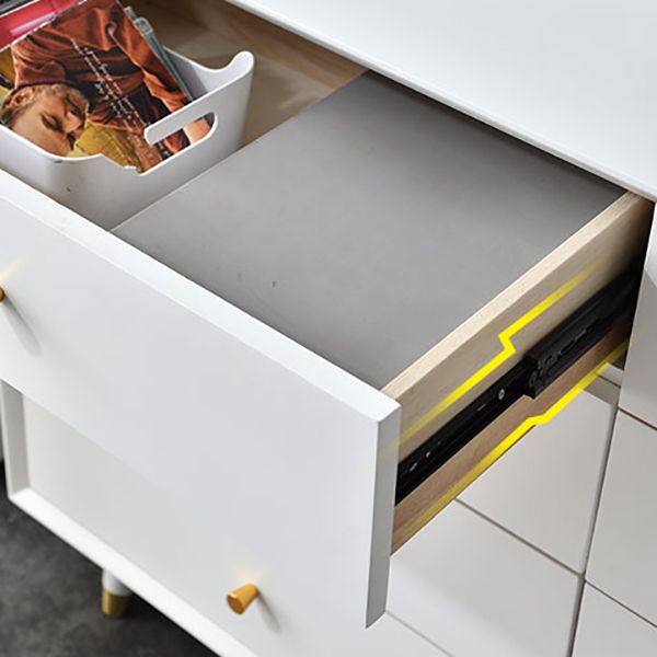 Simple Style multi Drawer Buffet Table Wood Kitchen Table for Living Room Clearhalo 'buffet_sideboard' 'Buffets & Sideboards' 'furn' 'furn_buffet_sideboard' 'Furniture' 'furniture_buffet_sideboard' 'Kitchen & Dining Furniture' 1200x1200_8b200041-8674-4c2f-acd3-8b89777eccc9