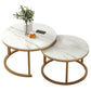 Round Coffee Or End Table Glam Drum Coffee Table in Black and White Clearhalo 'Coffee & Accent Tables' 'Coffee Tables' 'coffee_tables' 'furn' 'furn_coffee_tables' 'Furniture' 'Living Room Furniture' 1200x1200_8b200fa3-c6c0-4cc7-9f51-2c4465d22750