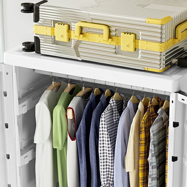 Armoire de garde-robe en plastique armoire de garde-robe contemporaine avec jambes