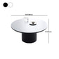 Contemporary Round Coffee Table with Solid Wood Top and Iron Pedestal Base Clearhalo 'Coffee & Accent Tables' 'Coffee Tables' 'coffee_tables' 'furn' 'furn_coffee_tables' 'Furniture' 'Living Room Furniture' 1200x1200_8b23c895-c207-405d-83a9-79e10b0970e9