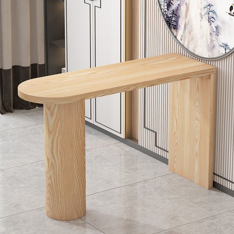 Specialty Pine Wood Top Bar Table Matte Finish Contemporary Pub Table Clearhalo 'Bar Furniture' 'Bar Tables' 'bar_tables' 'furn' 'furn_bar_tables' 'Furniture' 'Kitchen & Dining Furniture' 1200x1200_8b259d45-24fa-44ac-a8ea-c22c5f6a15da