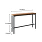 Industrial Rectangle Solid Wood Bar Table Set 1/3/4/5/9 Pieces Counter Table with Stools Clearhalo 'Bar Furniture' 'furn' 'furn_home_bar_bar_sets' 'Furniture' 'Home Bars & Bar Sets' 'home_bar_bar_sets' 'Kitchen & Dining Furniture' 1200x1200_8b263683-99b3-4186-ac21-159b3d6f3a52