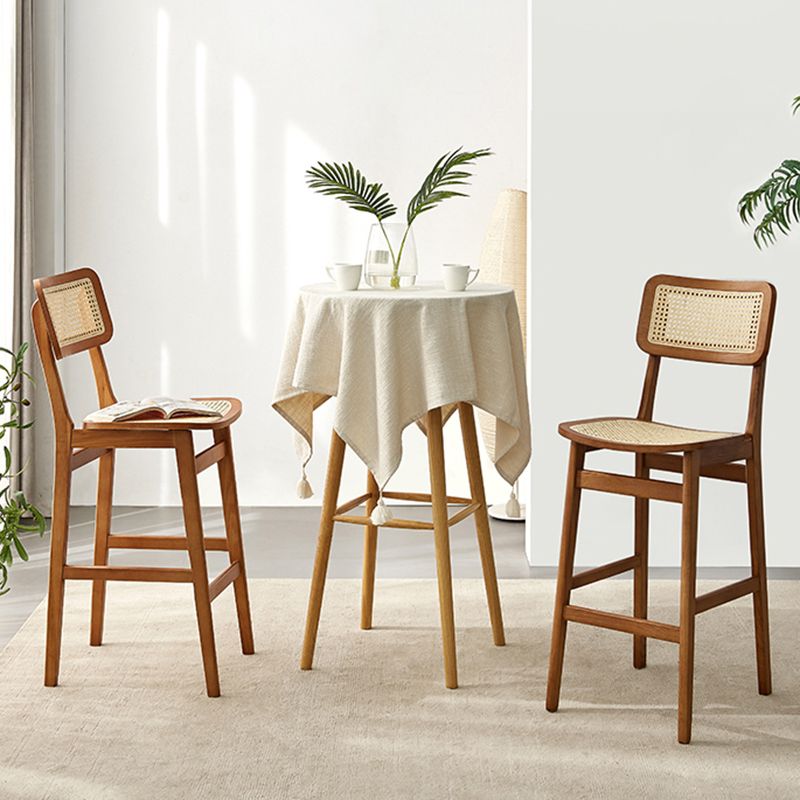 Modern Solid Wood Counter Chair Armless Bar and Counter Stool Clearhalo 'Bar Furniture' 'Bar Stools' 'bar_stools' 'furn' 'furn_bar_stools' 'Furniture' 'Kitchen & Dining Furniture' 1200x1200_8b26d181-1ce5-4901-b9fd-c5f4b9eba1b8