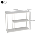 9,84 "W tavolo di accento console moderno tavolo console di finitura antica in metallo