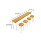Contemporary Solid Wood Bar Counter Rectangle Bar Counter with Sled Base Clearhalo 'Bar Furniture' 'Bar Tables' 'bar_tables' 'furn' 'furn_bar_tables' 'Furniture' 'furniture_bar_tables' 'Kitchen & Dining Furniture' 1200x1200_8b28f8aa-2e19-4782-b03b-d64e9431e067