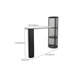 Modern Double Pedestal Sintered Stone Bar Table for Kitchen Dining Room Clearhalo 'Bar Furniture' 'Bar Tables' 'bar_tables' 'furn' 'furn_bar_tables' 'Furniture' 'Kitchen & Dining Furniture' 1200x1200_8b2ad1ac-f04e-482c-8394-4dfe1a5d4556