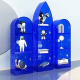 Bibliothèque acrylique de bibliothèque standard à dos fermé moderne pour salle d'étude