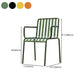 Glam Metal Kitchen and Patio Dining Side Chair Slat Back Arm Chair Clearhalo 'Dining Chairs' 'Dining Tables & Seating' 'dining_chair' 'furn' 'furn_dining_chair' 'Furniture' 'furniture_dining_chair' 'Kitchen & Dining Furniture' 1200x1200_8b2c5b85-8436-4c19-ac4d-48c5d61a6341