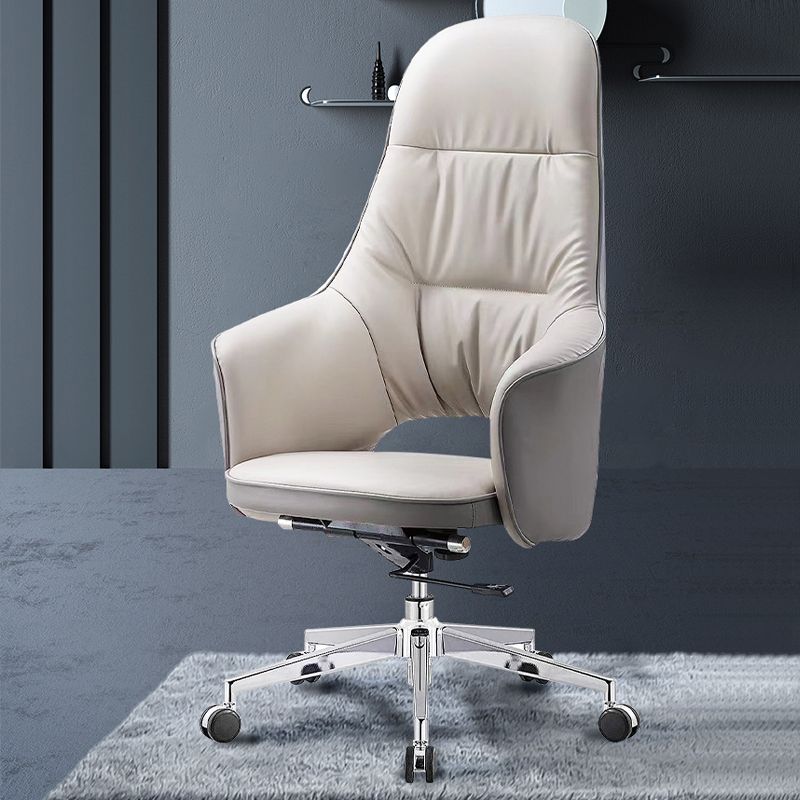 Silla de silla tapizada ergonómica moderna de computadora altura silla de oficina ajustable