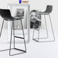 Nordic Plastic Bar Stool Bucket Counter Bar Stool with Metal Legs Clearhalo 'Bar Furniture' 'Bar Stools' 'bar_stools' 'furn' 'furn_bar_stools' 'Furniture' 'furniture_bar_stools' 'Kitchen & Dining Furniture' 1200x1200_8b2d8daf-3232-4804-af77-abc3b6c9885f