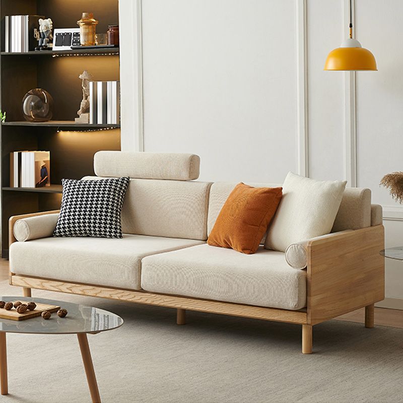 Contemporary Pillow Top Back Standard Pillow Top Arm Stationary Sofa