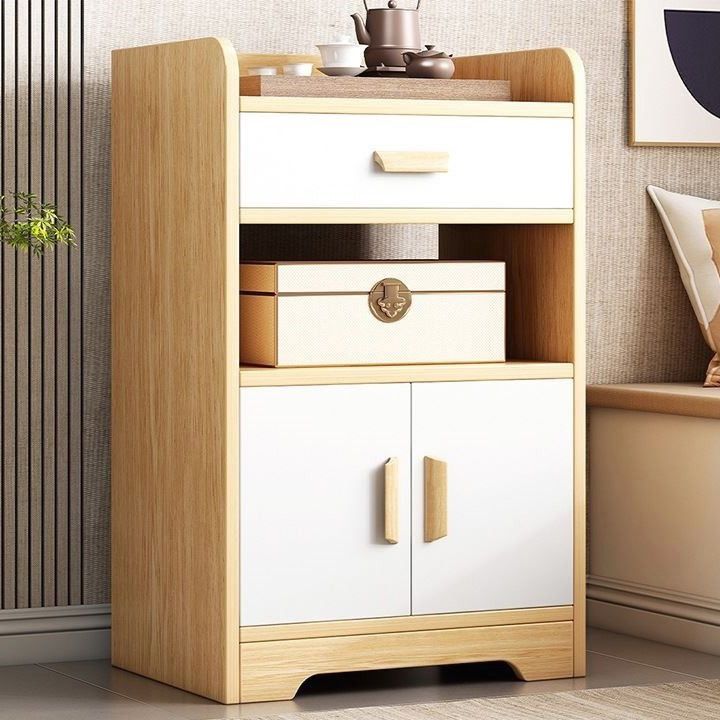 Manufactured Wood Dining Server Contemporary 1 Door Kitchen Server Clearhalo 'buffet_sideboard' 'Buffets & Sideboards' 'furn' 'furn_buffet_sideboard' 'Furniture' 'Kitchen & Dining Furniture' 1200x1200_8b2fc240-6579-4b99-83d6-0c24ed4e631f