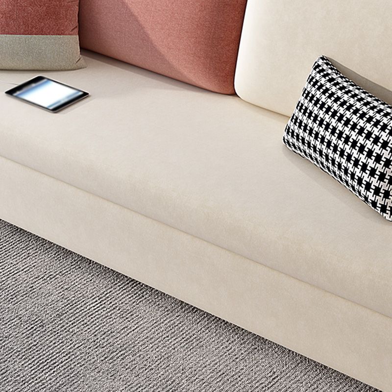 Convertible Sofa Bed with Storage Velvet Sloped Arm Futon Sofa Bed Clearhalo 'furn' 'furn_sofas' 'Furniture' 'furniture_sofas' 'kitchen' 'kitchen_sofas' 'Living Room Furniture' 'Sofa' 'sofas' 1200x1200_8b3147b3-2185-4715-8a67-ee0dab3ca124