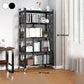 Metal Standard Bookcase Industrial Style Shelf for Home Office Clearhalo 'Bookcases' 'furn' 'furn_bookcases' 'Furniture' 'furniture_bookcases' 'kitchen' 'kitchen_bookcases' 'Living Room Furniture' 'Office Furniture' 1200x1200_8b31ab8c-977a-4fcc-a2f4-ee2dc7cc7f71