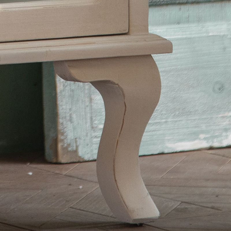 Mobile moderno per esposizioni in legno da 16 "W bianco mobile per la sala da pranzo