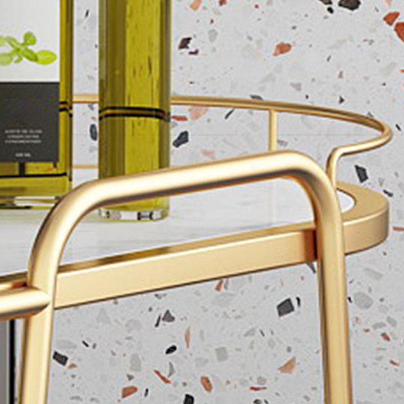 Chariot de cuisine moderne ouverte de rangement maison de préparation à restauration