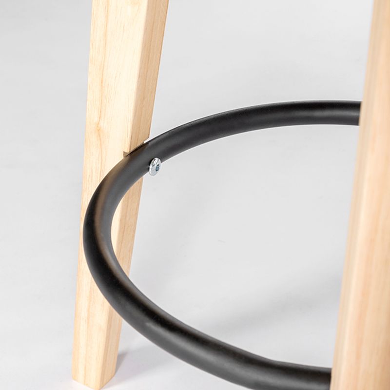 1/3 Pieces Modern Style Solid Wood Round Pub Table with High Stools