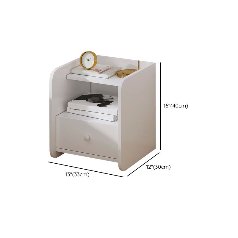 コンテンポラリーアクセントテーブルナイトスタンドアンティーク仕上げ引き出し引き出しベッドナイトスタンド