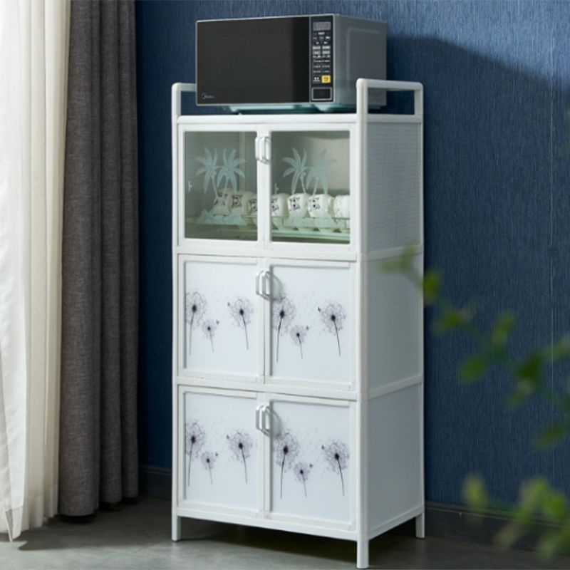 Server in vetro a buffet temperato soggiorno telaio in alluminio moderno server da cucina in stile moderno