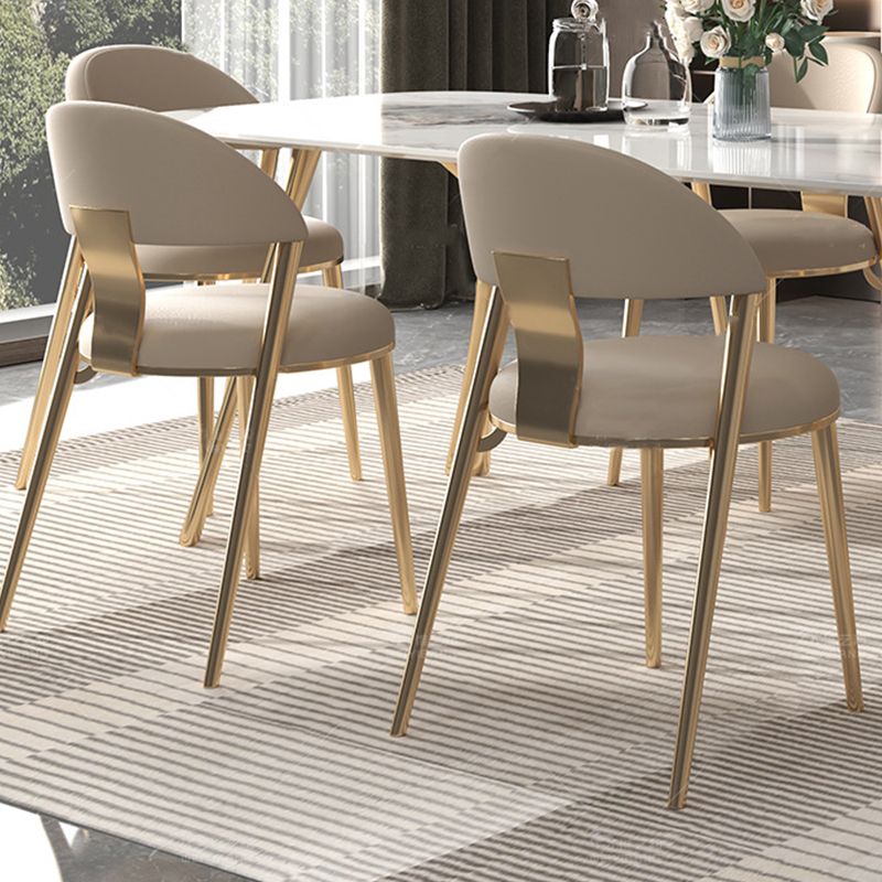 Contemporaneo 1/4/5/7 pezzi mobili tavolo da pranzo rettangolo di pietra impostata in bianco