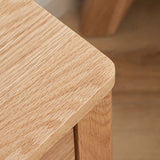 Gabinete de cabecilla de madera escandinava almacenamiento abierto con estante para dormitorio