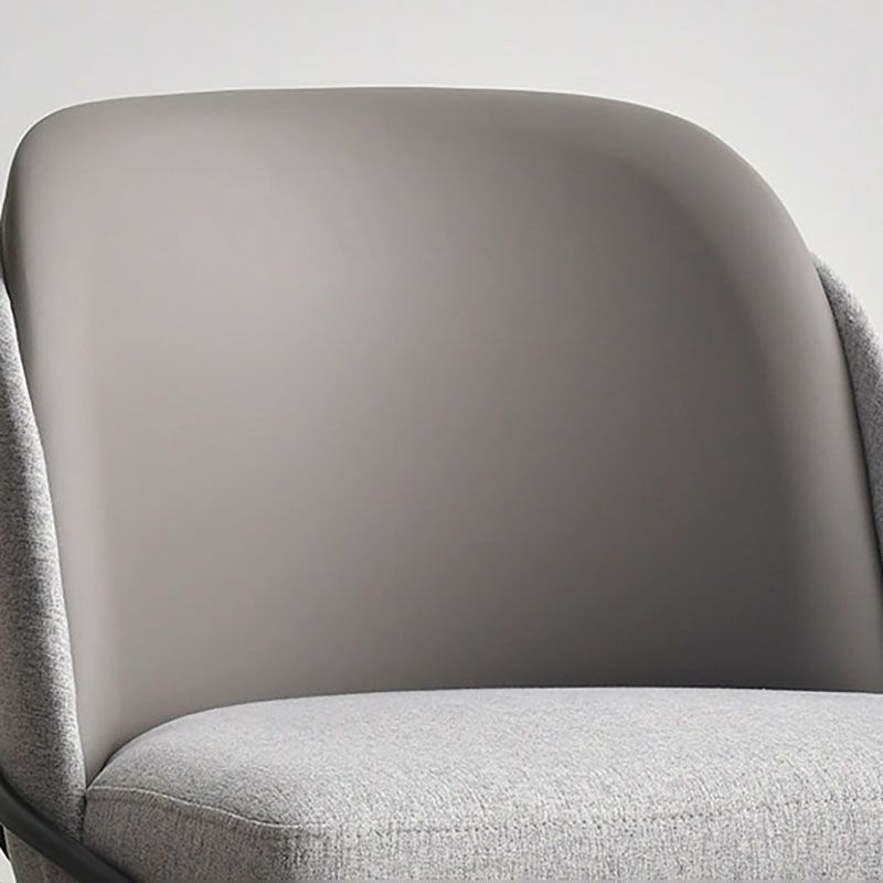 Scandinavian Dining Fabric Side Chairs Armless Solid Back Chair Clearhalo ' kitchen&dining_furn' 'Dining Chairs' 'Dining Tables & Seating' 'dining_chair' 'furn' 'furn_dining_chair' 'Furniture' 'furniture_dining_chair' 'Kitchen & Dining Furniture' 'kitchen' 1200x1200_8b46712b-fa5e-42b0-ad76-d72dc334217a