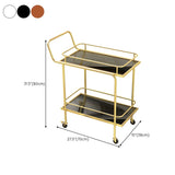 Contemporary 31.5"H Prep Table Rectangular Metal Rolling Prep Table for Dining Room Clearhalo 'furn' 'furn_kitchen_islands_carts' 'Furniture' 'Kitchen & Dining Furniture' 'Kitchen Islands & Carts' 'kitchen_islands_carts' 1200x1200_8b476430-fa53-47db-914c-0e8e00129823