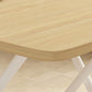 Modern Rectangle Folding Table 31.5"L Wooden Home Dining Room Table