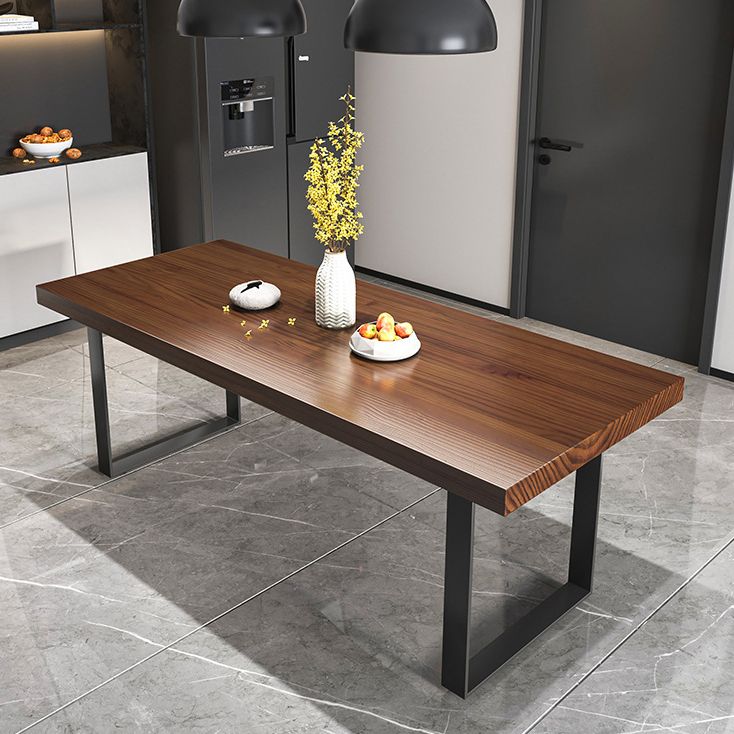 Industrial 1/3/4/5/7 Pieces Dinette Set Solid Wood Dining Table and Chairs Clearhalo 'Dining Room Sets' 'Dining Tables & Seating' 'dining_room_set' 'furn' 'furn_dining_room_set' 'Furniture' 'furniture_dining_room_set' 'Kitchen & Dining Furniture' 1200x1200_8b4d58db-2e2b-4ae7-b03a-33c1e05896df