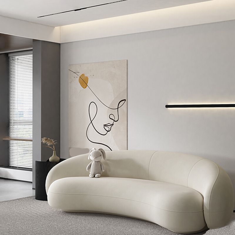 Sofá de brazo de pendiente de terciopelo contemporáneo de 23.62 "para sala de estar para sala de estar