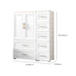 Contemporary White Storage Cabinet Bedroom Plastic Cabinet with Drawers Clearhalo 'Armoires & Wardrobes' 'armoires_wardrobes' 'Bedroom Furniture' 'furn' 'furn_armoires_wardrobes' 'Furniture' 1200x1200_8b54d731-3618-43a3-a471-64def07a07b2