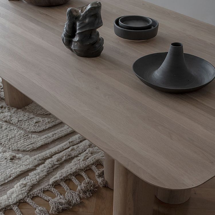 Rectangle Shape Casual Dining Table Solid Wood Fixed Table for Kitchen Clearhalo ' dining_table' 'Dining Tables & Seating' 'Dining Tables' 'furn' 'furn_dining_table' 'Furniture' 'furniture_dining_table' 'Kitchen & Dining Furniture' 'kitchen&dining_furn' 'kitchen' 'kitchen_dining_table' 1200x1200_8b58b8ac-89bd-47db-bdda-d828d0f4071f