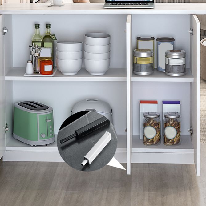 Table à manger contemporaine en bois top bar avec rangement pour le salon